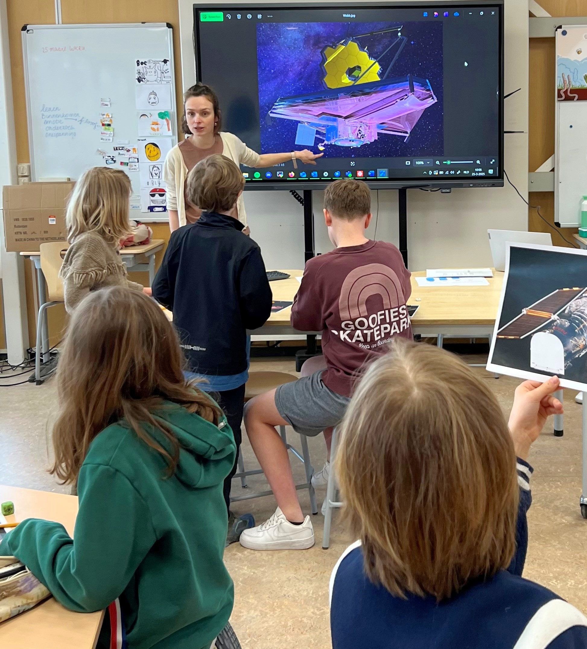 At elementary school de Akker in Nijmegen.